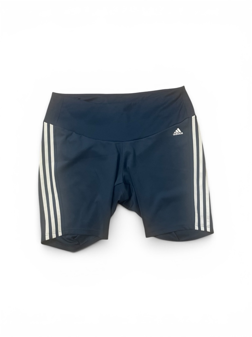 Adidas Biker Shorts with White Side Stripes